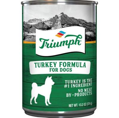 Triumph Canned Dog Food Turkey 13.2oz. (Case of 12)