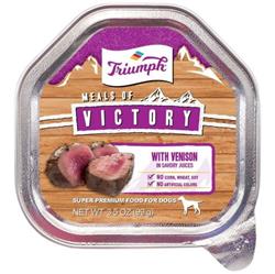 Victory Wet Cup Dog Food Venison 3.5oz. (Case of 15)