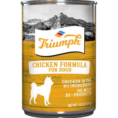 Triumph Canned Dog Food Chicken 13.2oz. (Case of 12)
