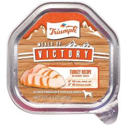 Victory Wet Cup Dog Food Turkey 3.5oz. (Case of 15)