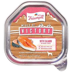 Victory Wet Cup Dog Food Salmon 3.5oz. (Case of 15)