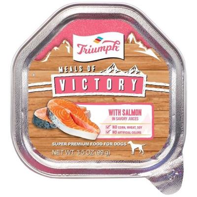Victory Wet Cup Dog Food Salmon 3.5oz. (Case of 15)