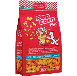 Pupcorn Plus Dog Treats Chicken/Cheddar Cheese 14.5oz.