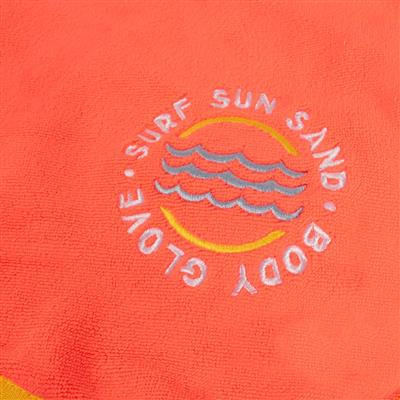 Body Glove Surf Pet Towel Robe - Neon Coral