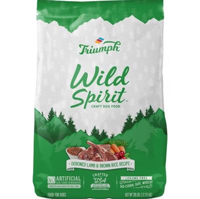 Wild Spirit Dog Food Lamb/Brown Rice 28 Lb