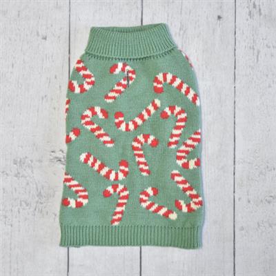 Minty Candy Cane Sweater