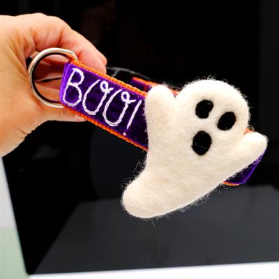 Ghost Dog Collar Accessory | Halloween Collar Accessory