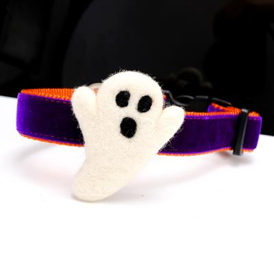 Ghost Dog Collar Accessory | Halloween Collar Accessory