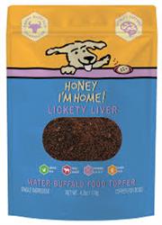 HONEY I'M HOME DOG NATURAL WATER BUFFALO LICKITY LIVER MEAL TOPPER