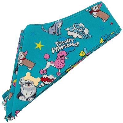 Dog Bandana Design #77 by Cecilia (Set of 10)