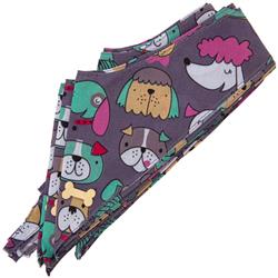 Dog Bandana Design #80 by Cecilia (Set of 10)