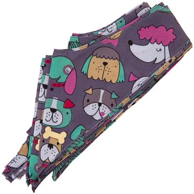 Dog Bandana Design #80 by Cecilia (Set of 10)