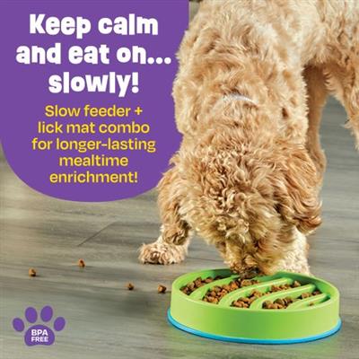Brightkins™ Circle Slow Feeder / Lick Mat