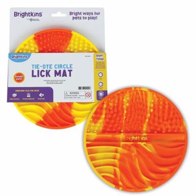 Brightkins™ Tie Dye Round Lick Mat