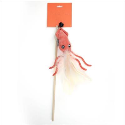 Squid Interactive Cat Toy Wand