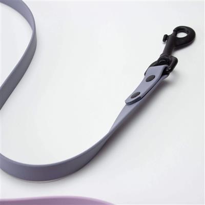 Dual-Tone BioThane Leash in Gray & Violet