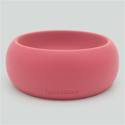 Houndstone Silicone Dog Bowl, 1 Cup, Rosewood