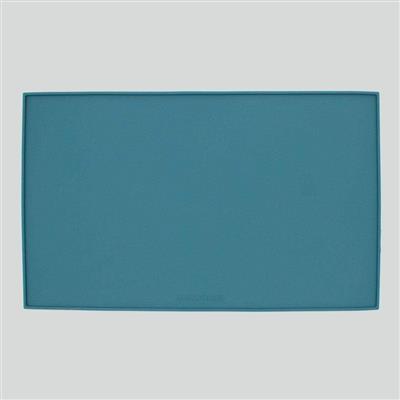Houndstone Silicone Pet Food Mat, Dishwasher Safe, Caribbean Sea