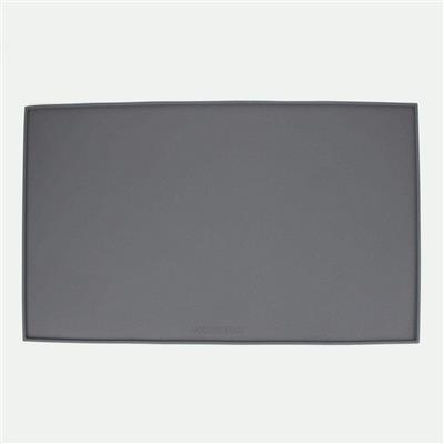 Houndstone Silicone Pet Food Mat, Dishwasher Safe, Charcoal