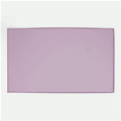 Houndstone Silicone Pet Food Mat, Dishwasher Safe, Mauve