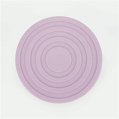 Food Grade Silicone Dog Bowl - Mauve, 4.5 Cups Volume, Dishwasher Safe, Non-Slip