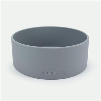 Food Grade Silicone Dog Bowl - Slate Grey, 4.5 Cups Volume, Dishwasher Safe, Non-Slip