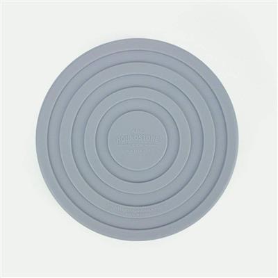 Food Grade Silicone Dog Bowl - Slate Grey, 4.5 Cups Volume, Dishwasher Safe, Non-Slip