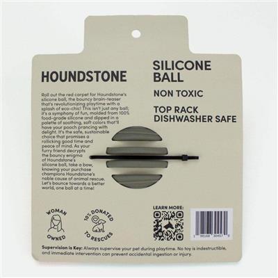 Silicone Interactive Dog Ball With Treat Pockets - Sage, Dishwasher Safe, 2 Inch Diameter
