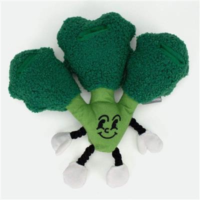 The "Eat Your Greens" Broccoli Plush Dog Toy