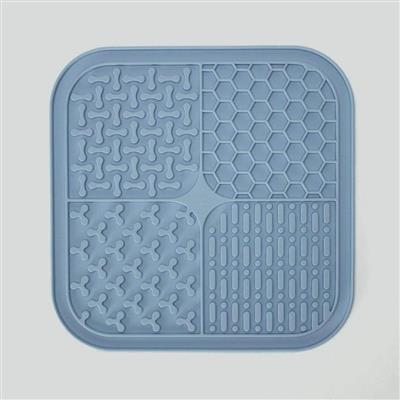 Houndstone Dog Lick Mat, Dishwasher Safe, Powder Blue
