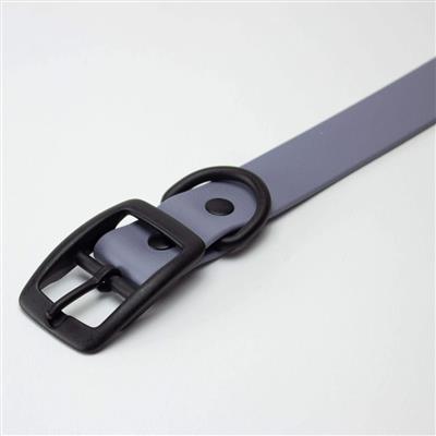 Dual-Tone Biothane Dog Collar In Gray & Violet
