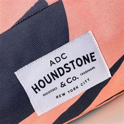 Houndstone Dog Bed, Waterproof Liner, Made In Usa - Block Print Floral
