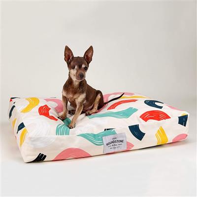 Houndstone Dog Bed, Waterproof Liner, Made In Usa - Brushed Confetti