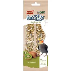 A & E Smakers Treat Stick Cockatiel Kiwi 2Pk