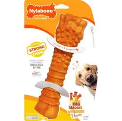 Nylabone Strong Chew Limited Edition Rubber Bone Bacon/Cheese XLarge