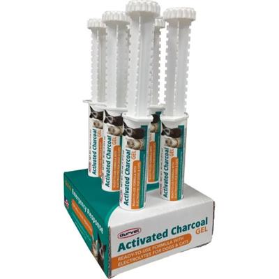 Durvet Activated Charcoal Gel Dog And Cat  30 ml (Case of 6)