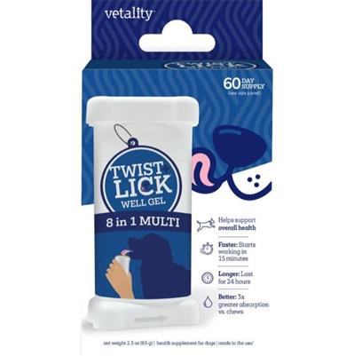 Vetality Twist & Lick 8 In 1 Supplement Beef 2.3oz.