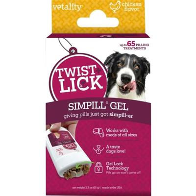 Vetality Twist & Lick Simpill Chicken 2.3oz.
