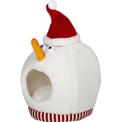 Prevue Comfy Frosty's Cat Hideaway White 17 x 13 x 18