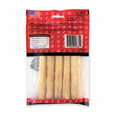 Beefy Chew Sticks 5ct 5" Bacon Flavor