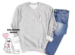 HALLOWEEN Crewneck | Sweatshirt | Unisex Crew Neck | Crewneck Sweatshirt | Dog Lover | People Shirt | Halloween GHOST WALKING DOG - BE MY BOO