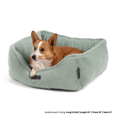 Nandog Dream ONE Cloud Dog Bed in Green - Medium 25x22 in