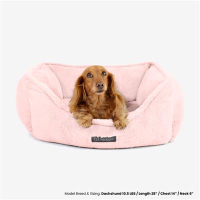 Nandog Super Cloud Reversible Dog Bed in Blush Pink
