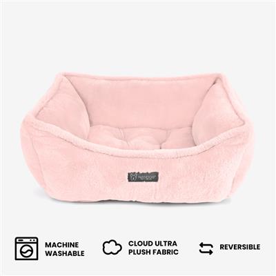 Nandog Super Cloud Reversible Dog Bed in Blush Pink