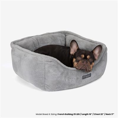 Nandog Super Cloud Reversible Dog Bed in Gray