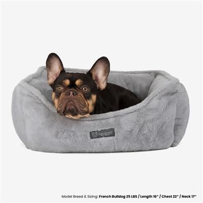 Nandog Super Cloud Reversible Dog Bed in Gray