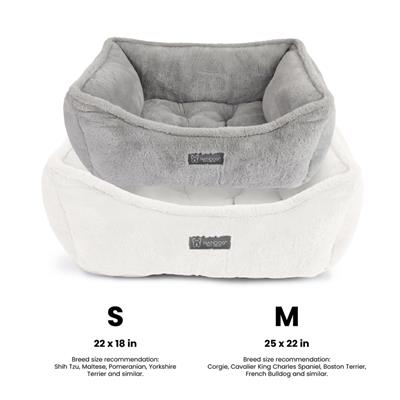 Nandog Super Cloud Reversible Dog Bed in Gray