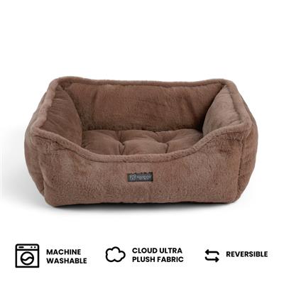 Nandog Super Cloud Reversible Dog Bed in Brown