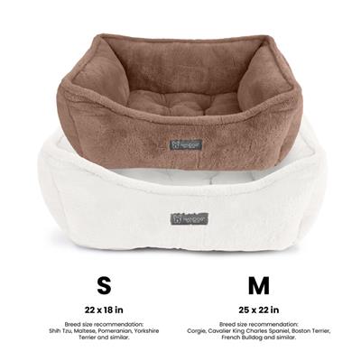 Nandog Super Cloud Reversible Dog Bed in Brown