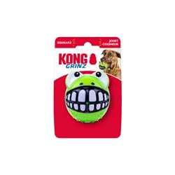 KONG Grinz Frog Dog Toy Green, 1ea/MD